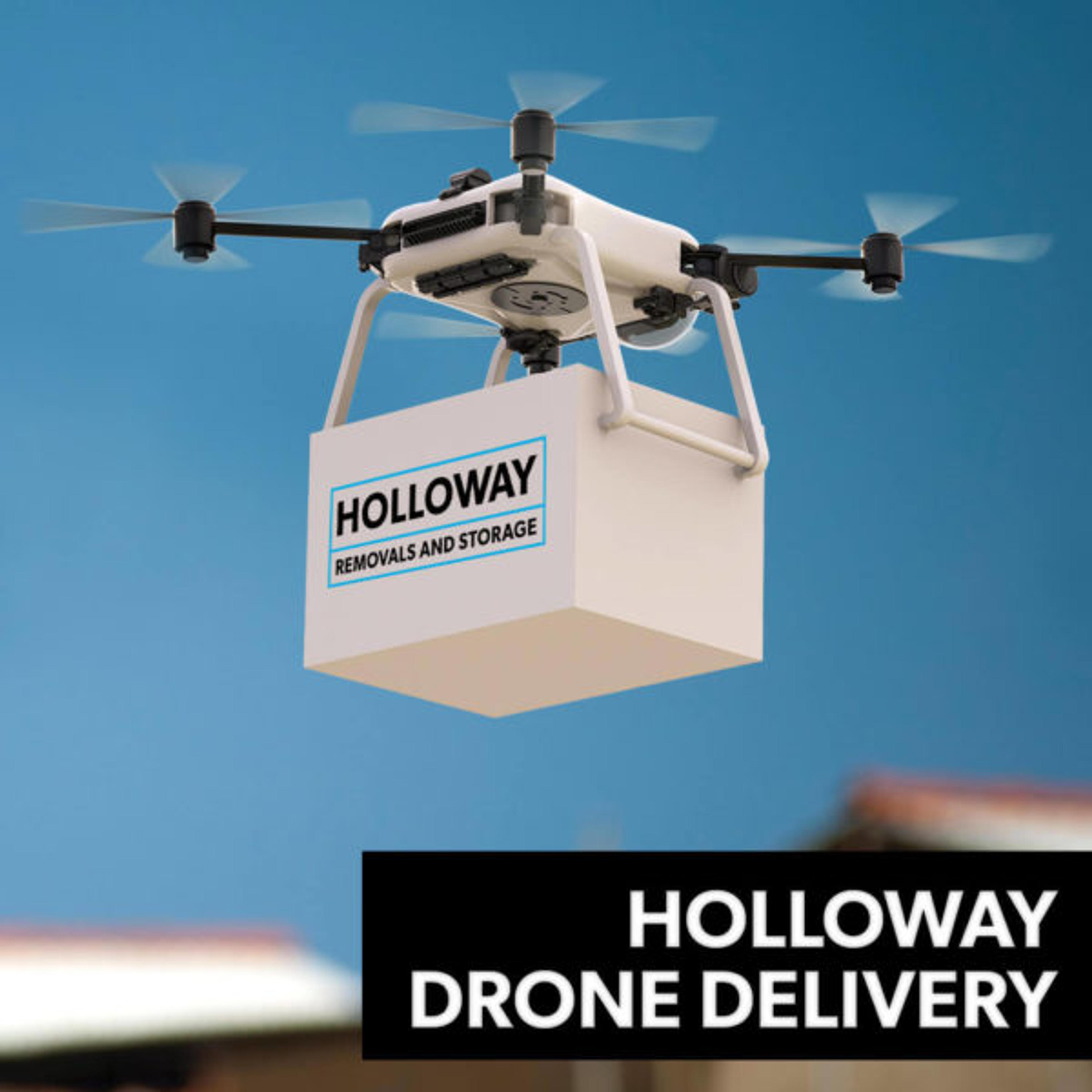 April Fools: Holloway Removals Tests Drone Delivered Storage!