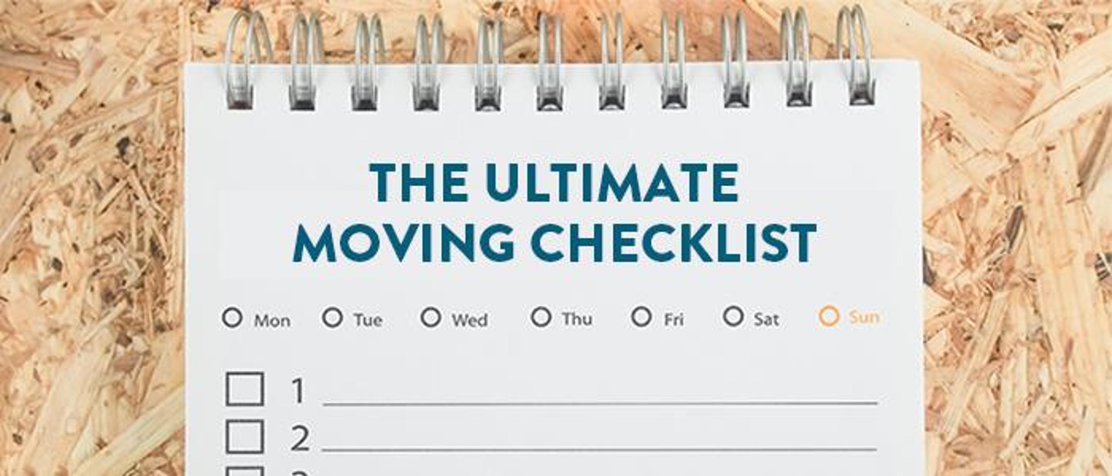 The Ultimate Moving Checklist