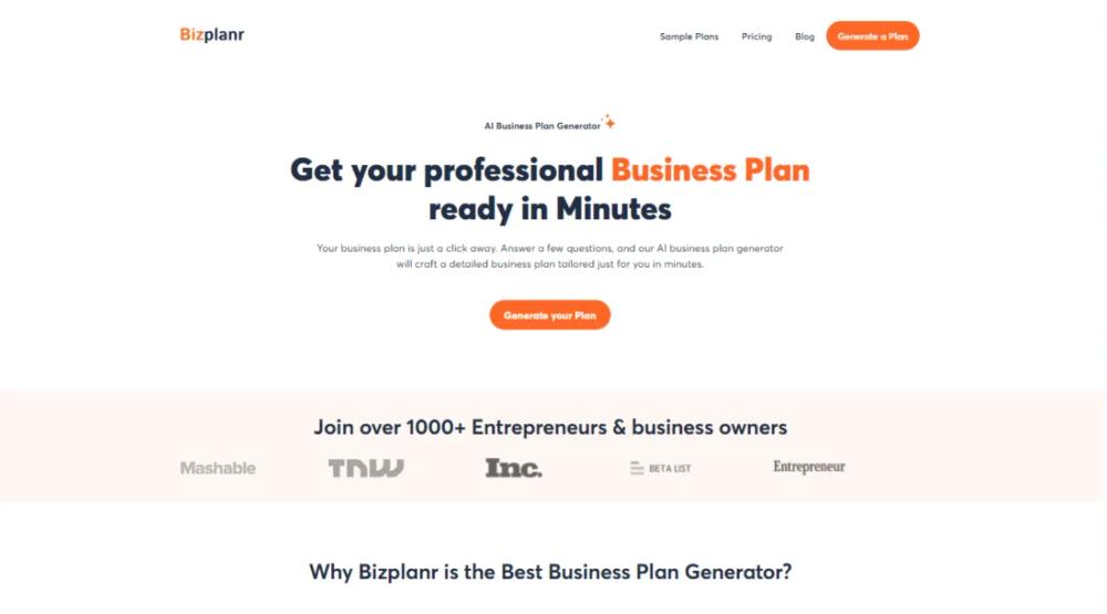 AI Bizplanr AI Bizplanr