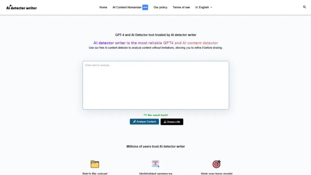 AI Detector Writer AI Detector Writer