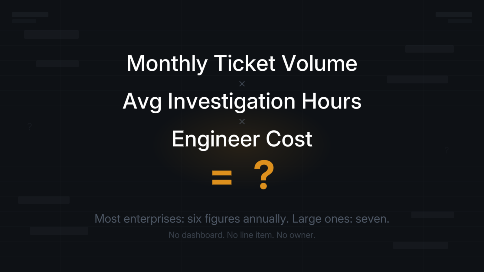 The number every enterprise has but hasn't calculated