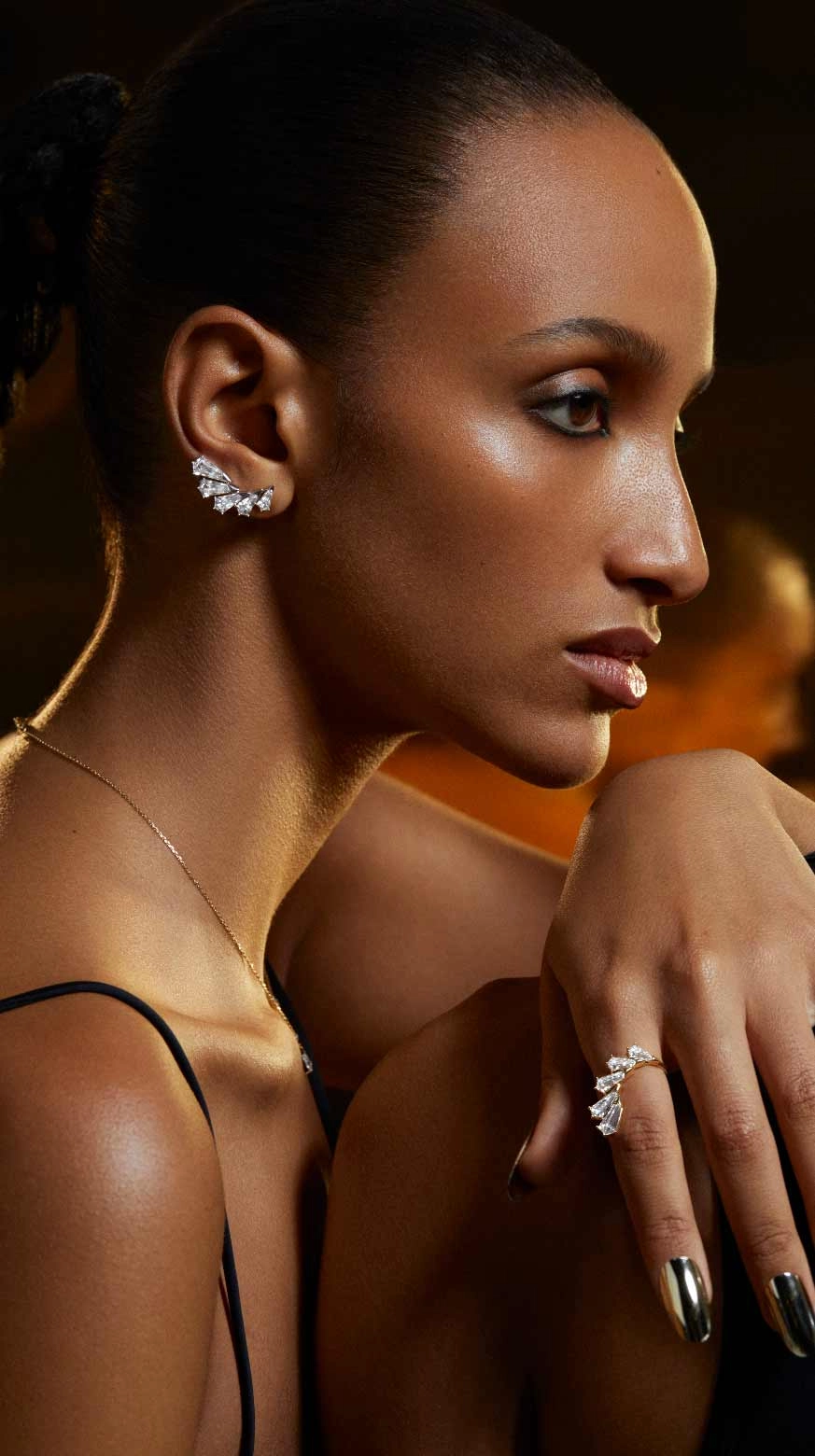 Phoenix signature cut lab-grown diamond jewels crafted in 18k recycled gold