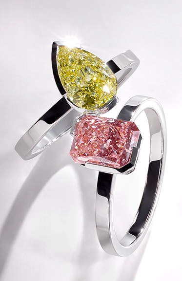 Meta Colored Lab Diamond Rings, Unsaid Jewelry Collection