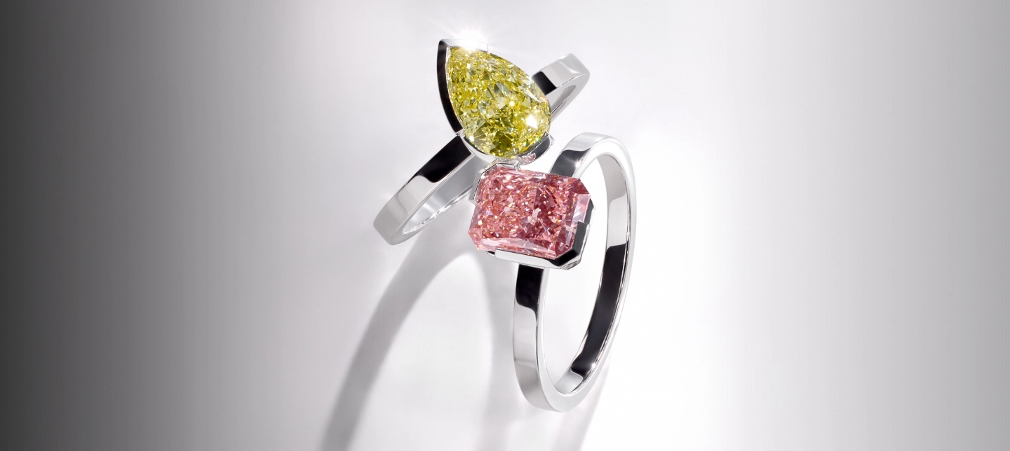 Meta Colored Lab Diamond Rings, Unsaid Jewelry Collection
