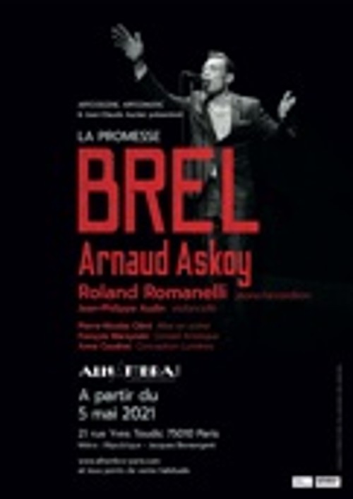 Affiche du spectacle La promesse Brel