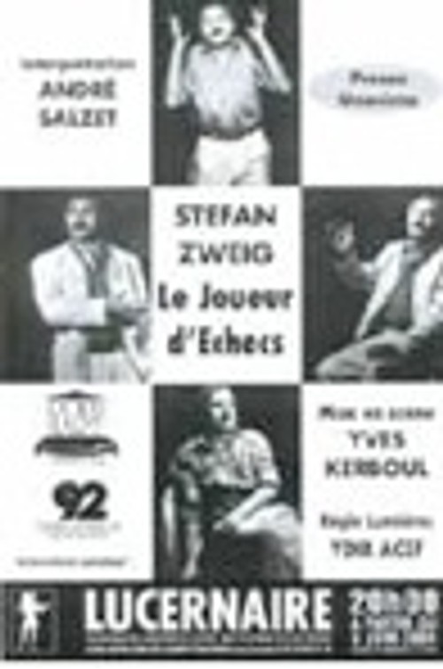 Affiche du spectacle Le Joueur d’Echecs