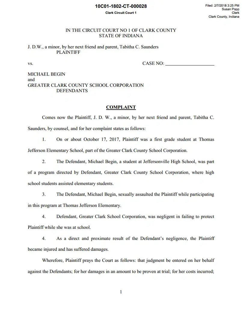 a document with text and white background