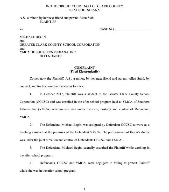 a document with text and white background