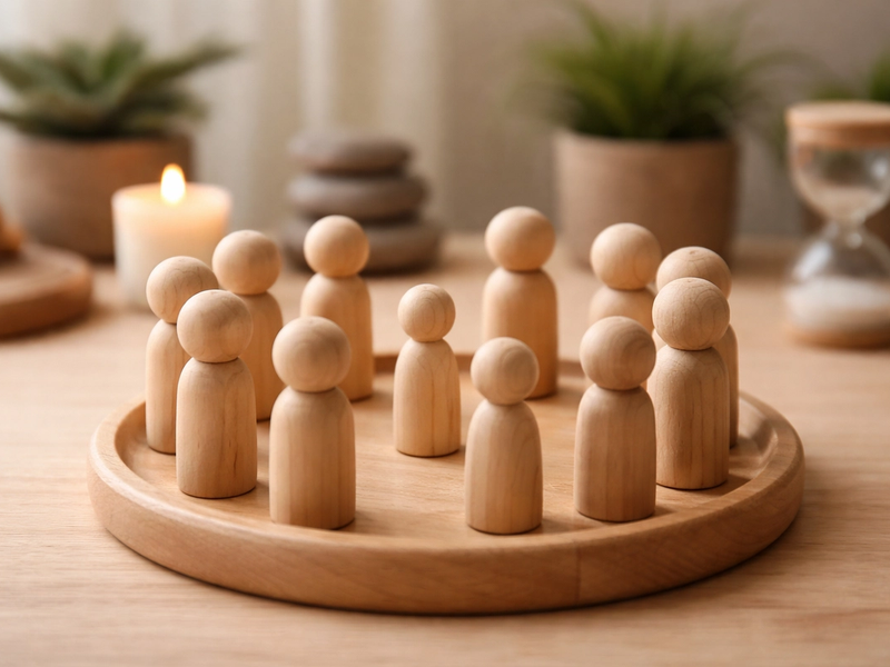 Ruimte voor jouw verhaal (Wooden dolls)