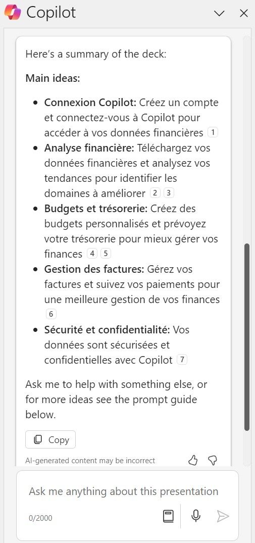 Copilot as an helper for content redaction