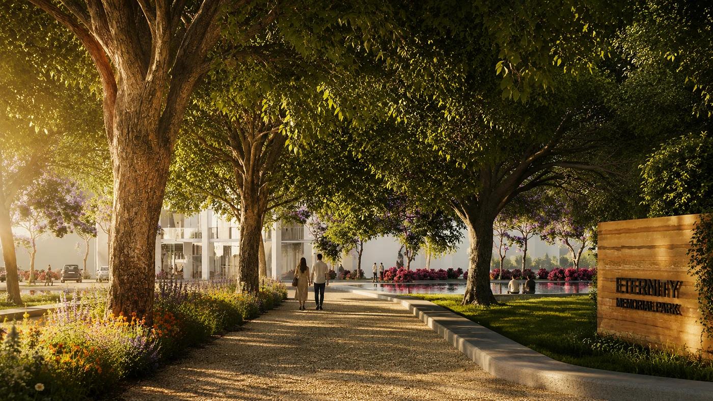 Ecological Cemetery — native coastal planting