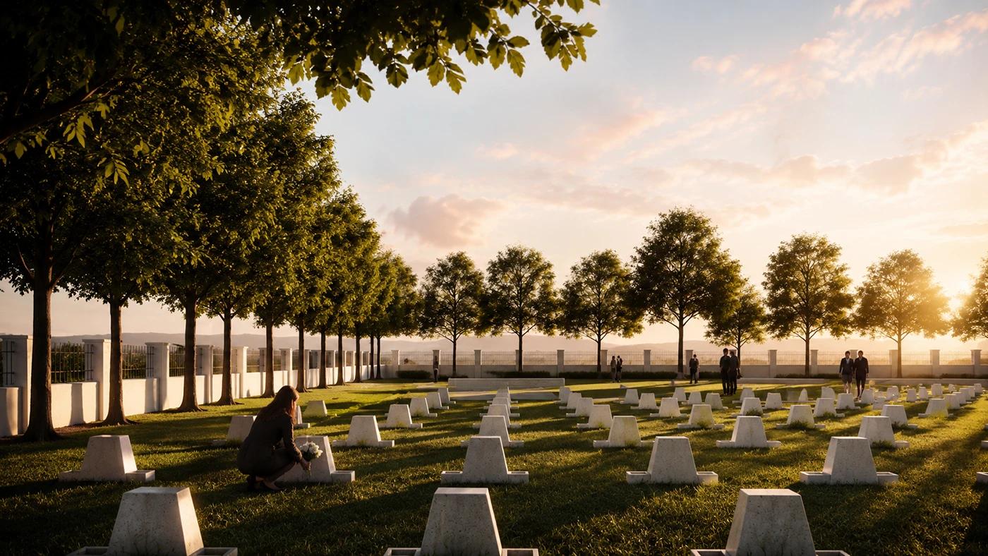 Ecological Cemetery — master plan as public park