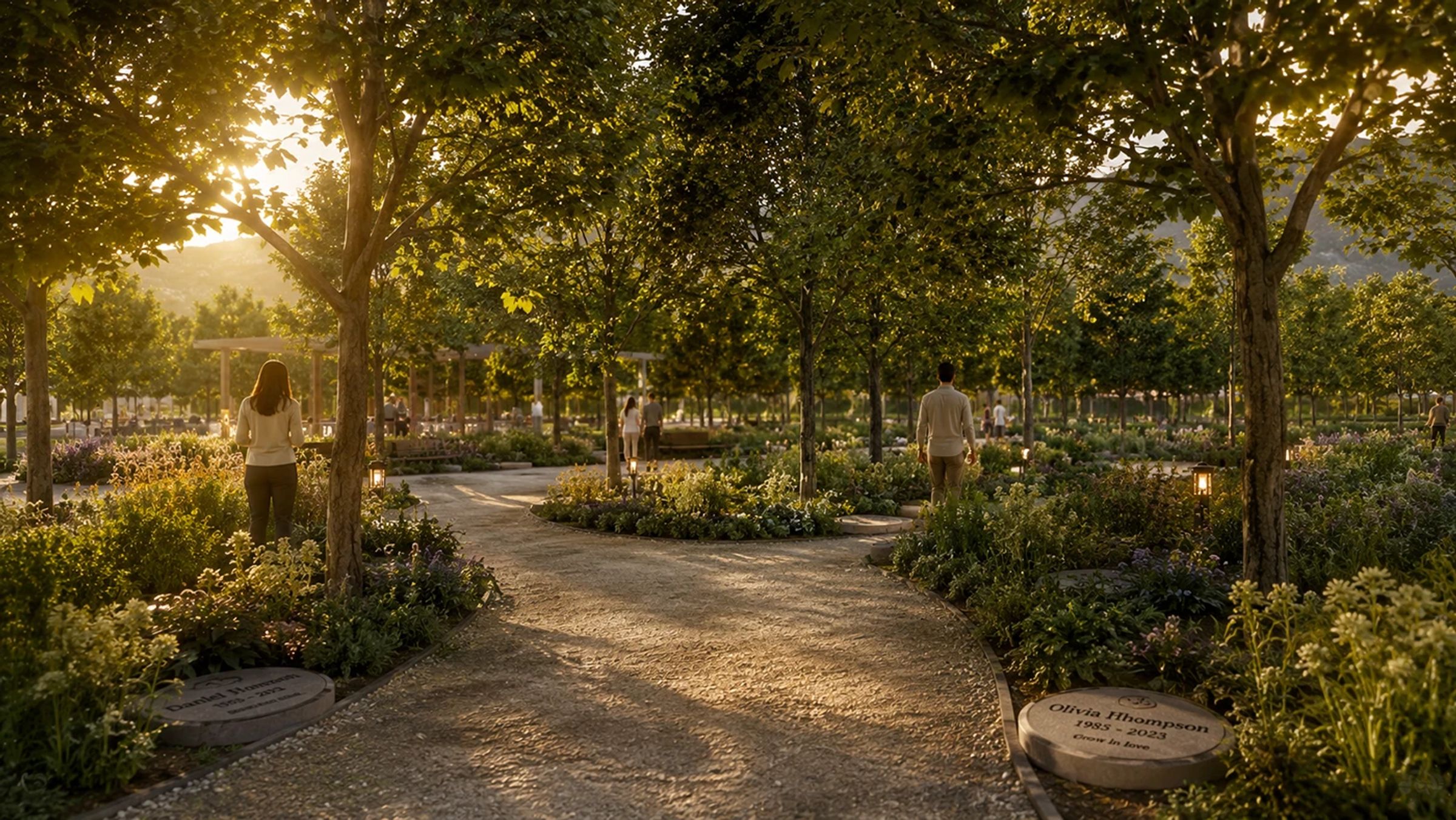 Ecological Cemetery — the upper loop