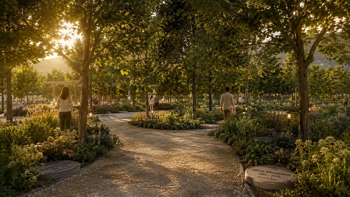 Ecological Cemetery — the upper loop