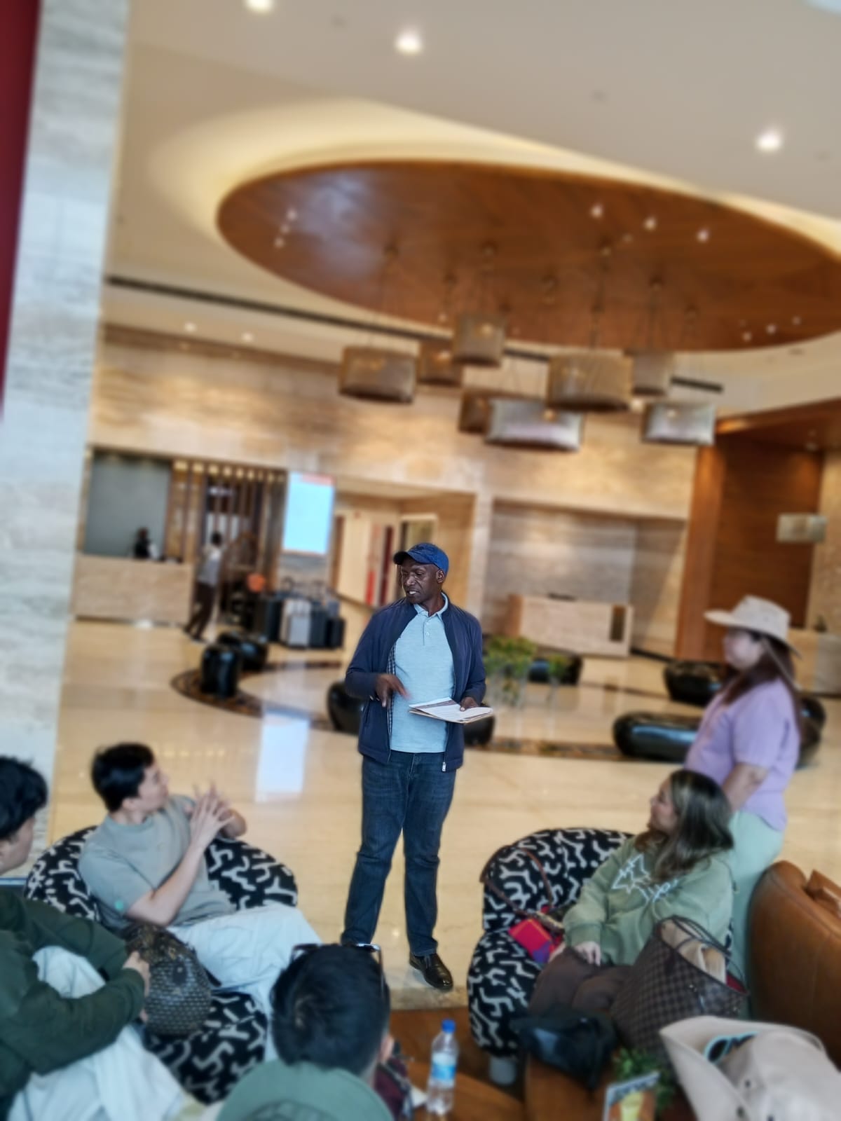 Traveller briefing and group support coordinated by Kendirita Tours & Travel