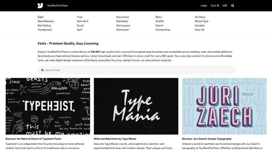 YouWorkForThem - Fonts