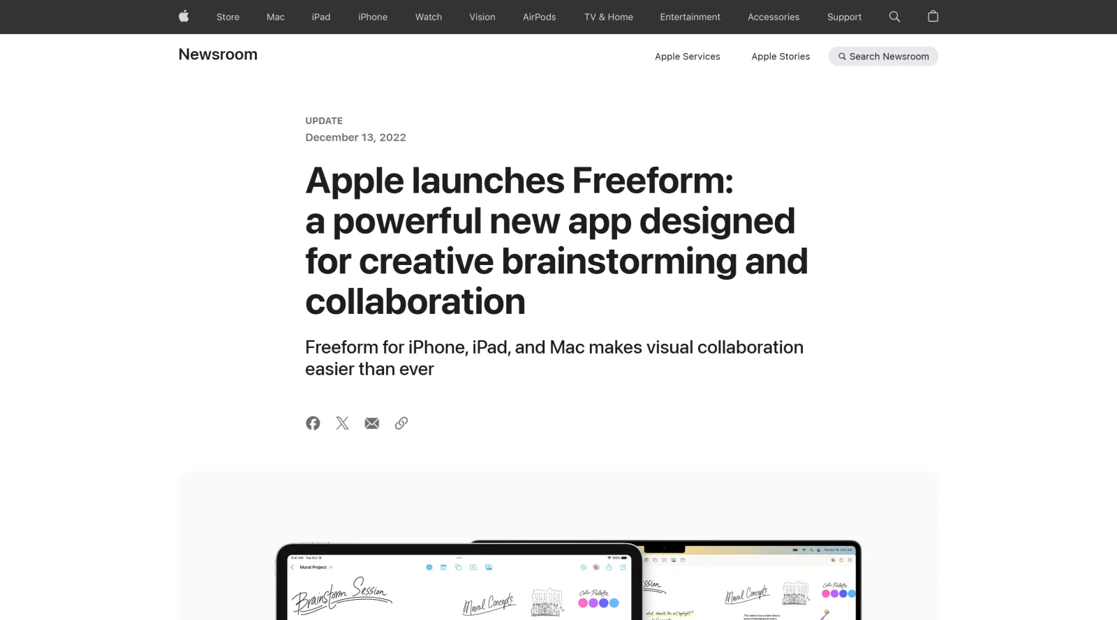 Freeform screenshot
