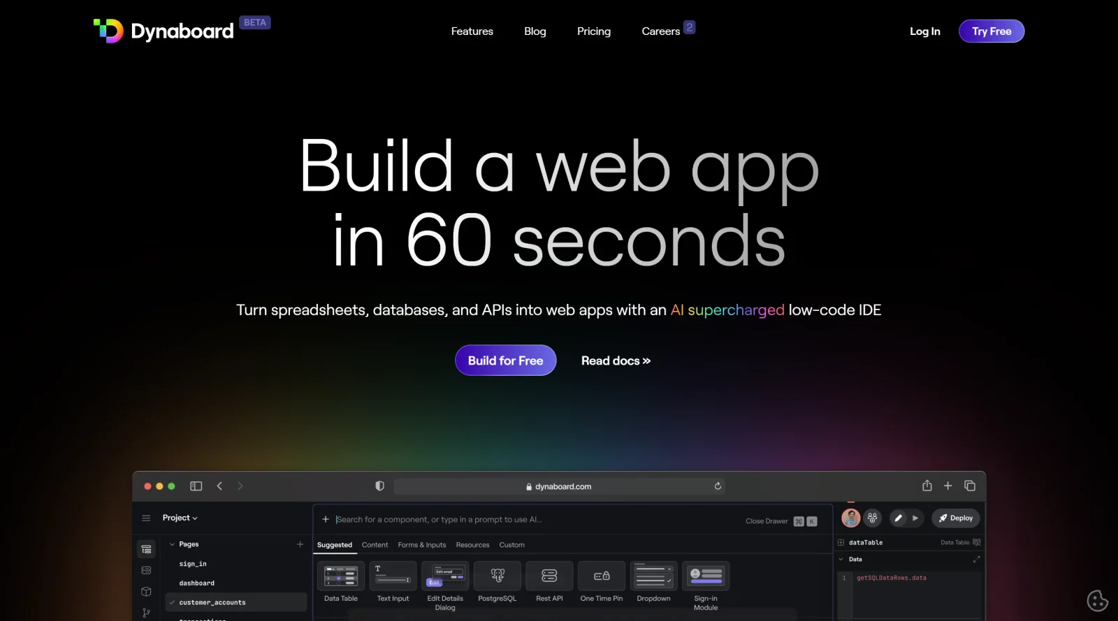 Dynaboard screenshot
