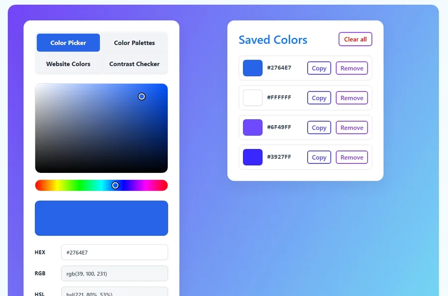 Upclimb Color Picker