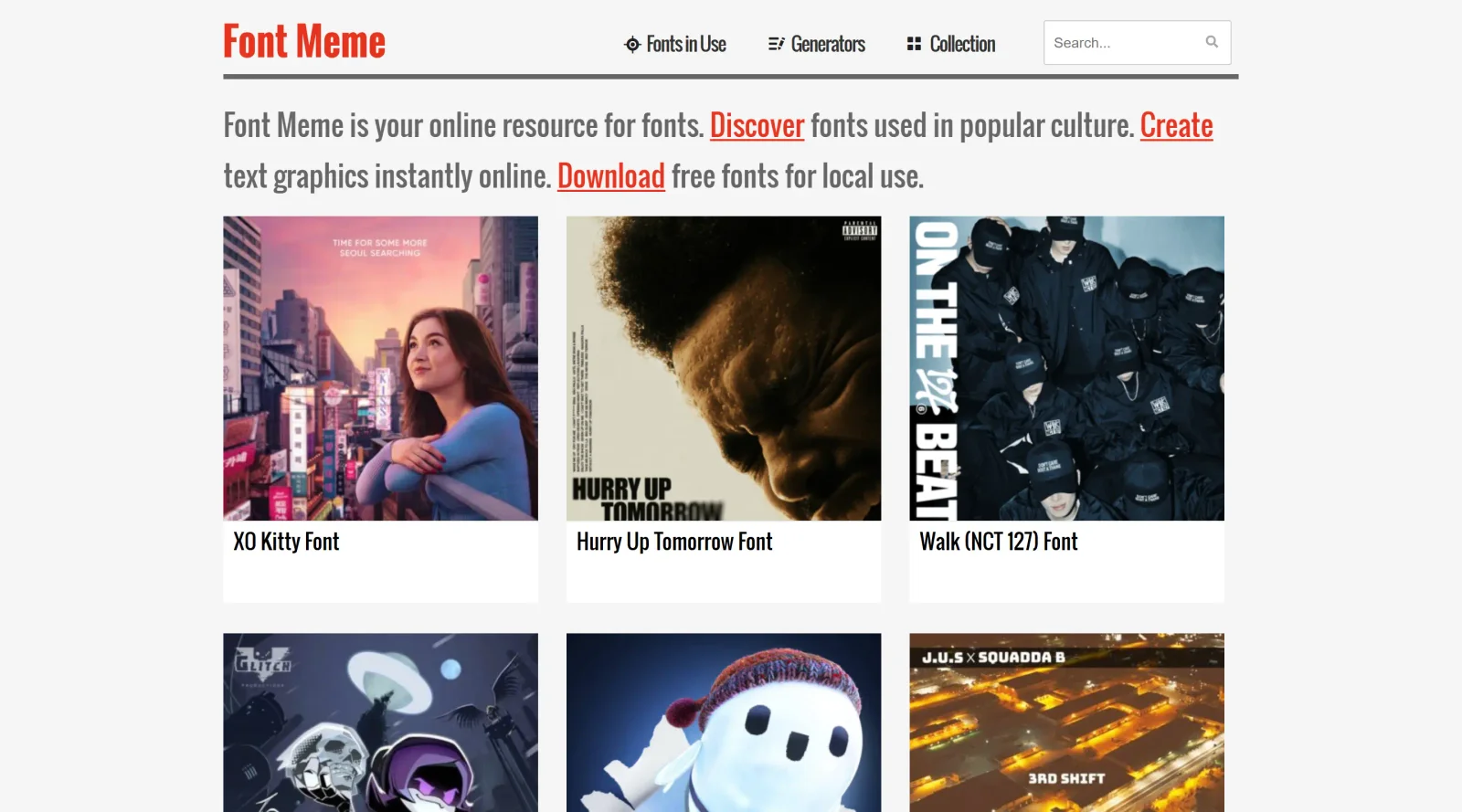 Font Meme screenshot