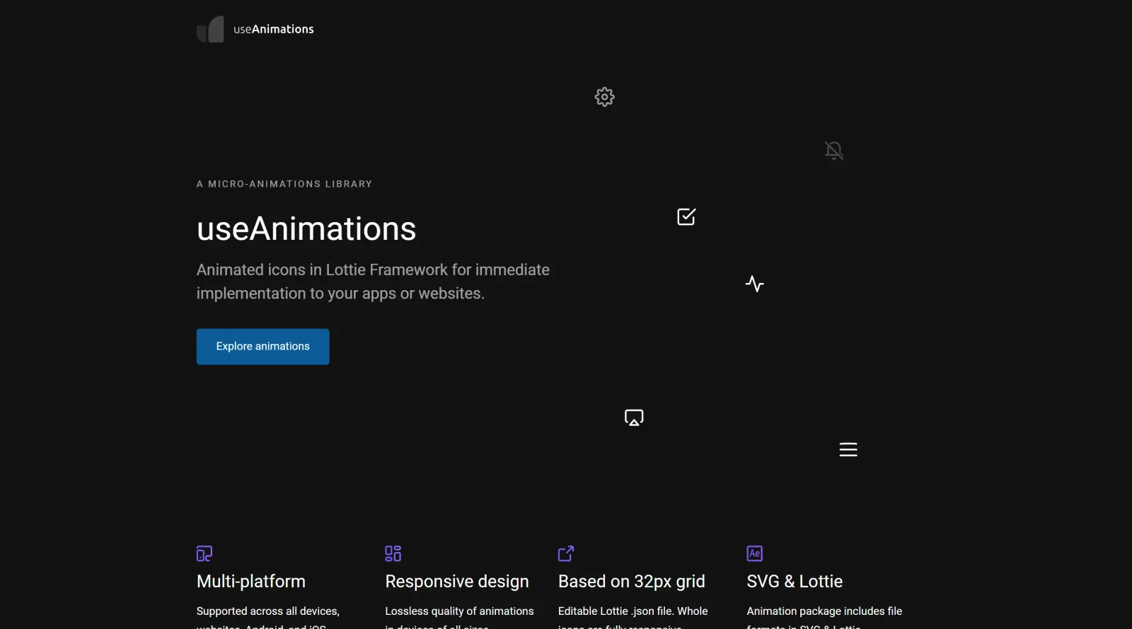 useAnimations screenshot