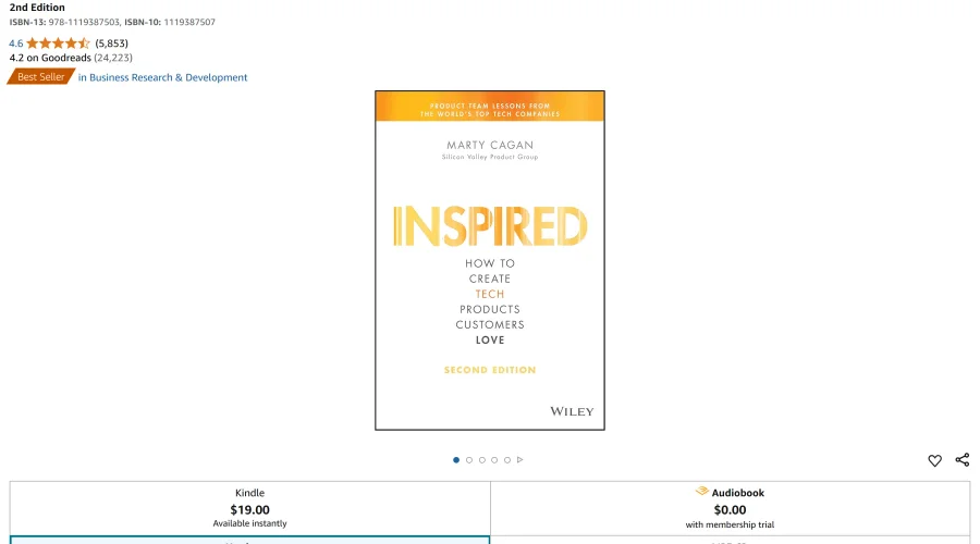 INSPIRED: How to Create Tech Products Customers Love