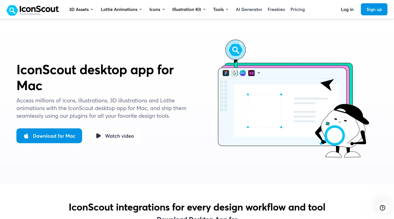 Iconscout Desktop App screenshot