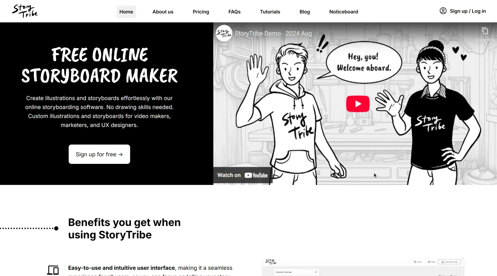 StoryTribe screenshot