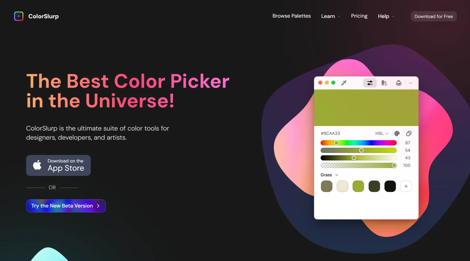 ColorSlurp screenshot