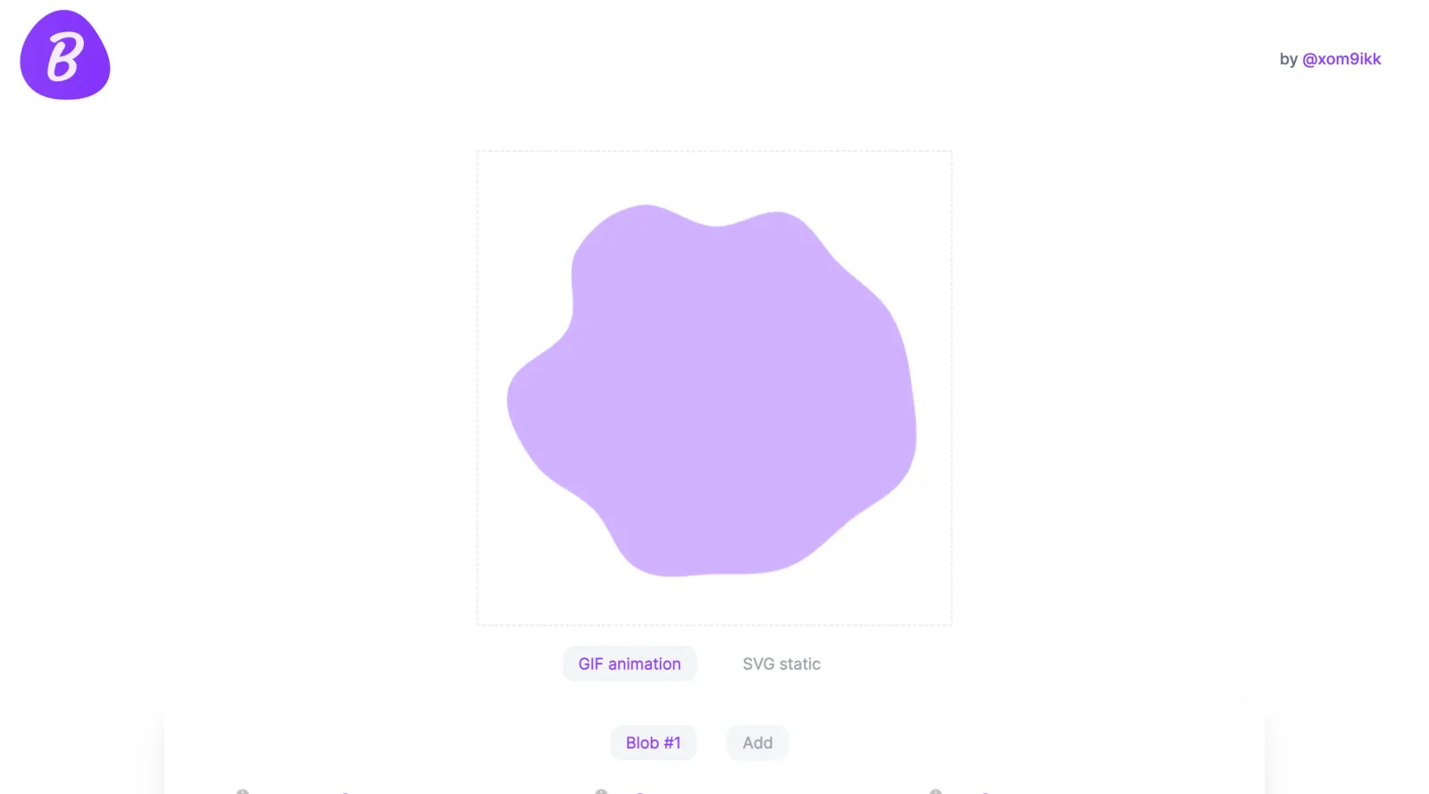 Blob Animation screenshot