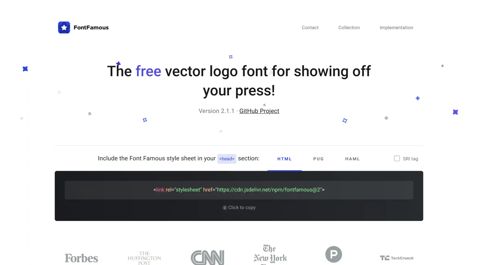 FontFamous screenshot
