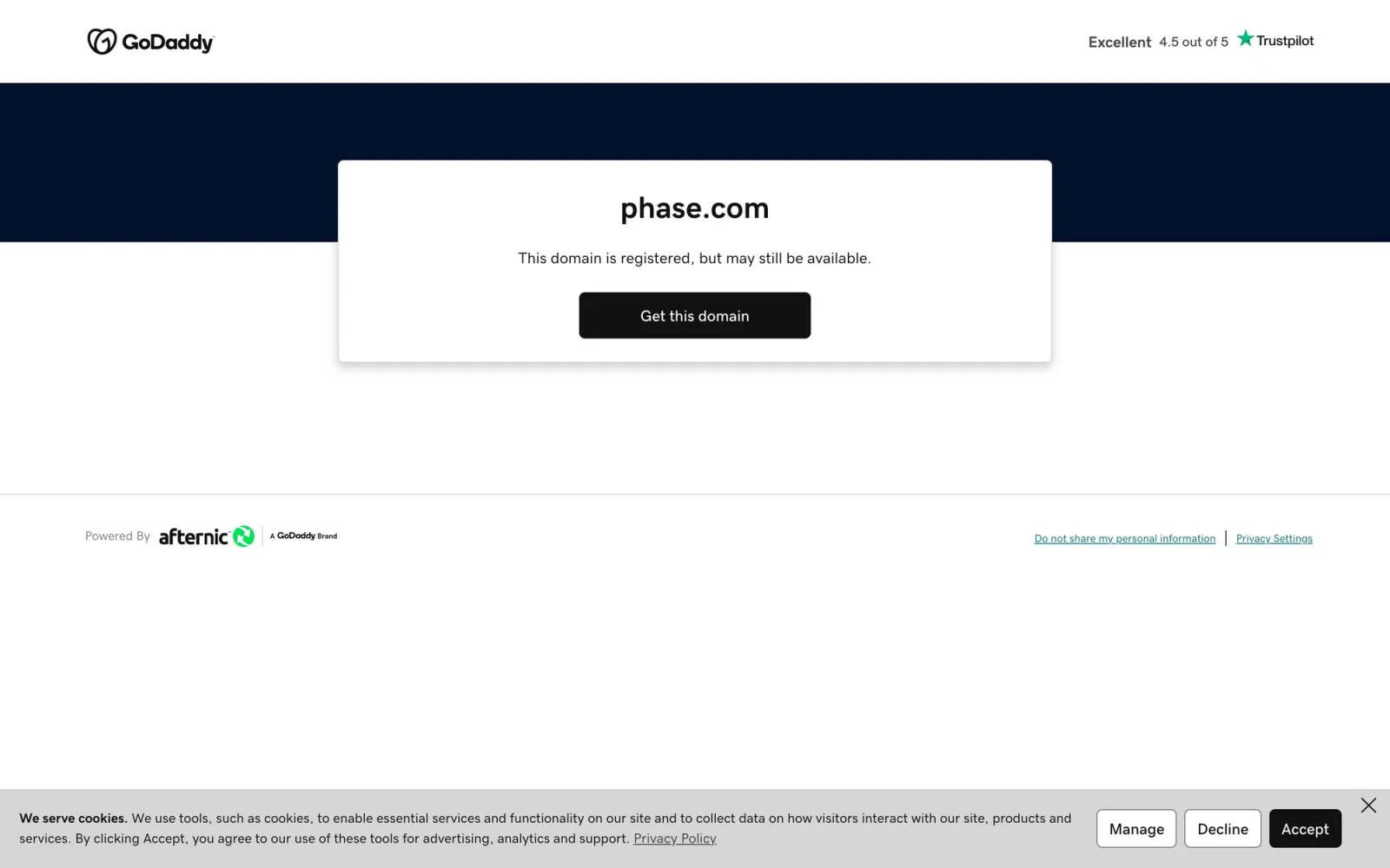 Phase screenshot