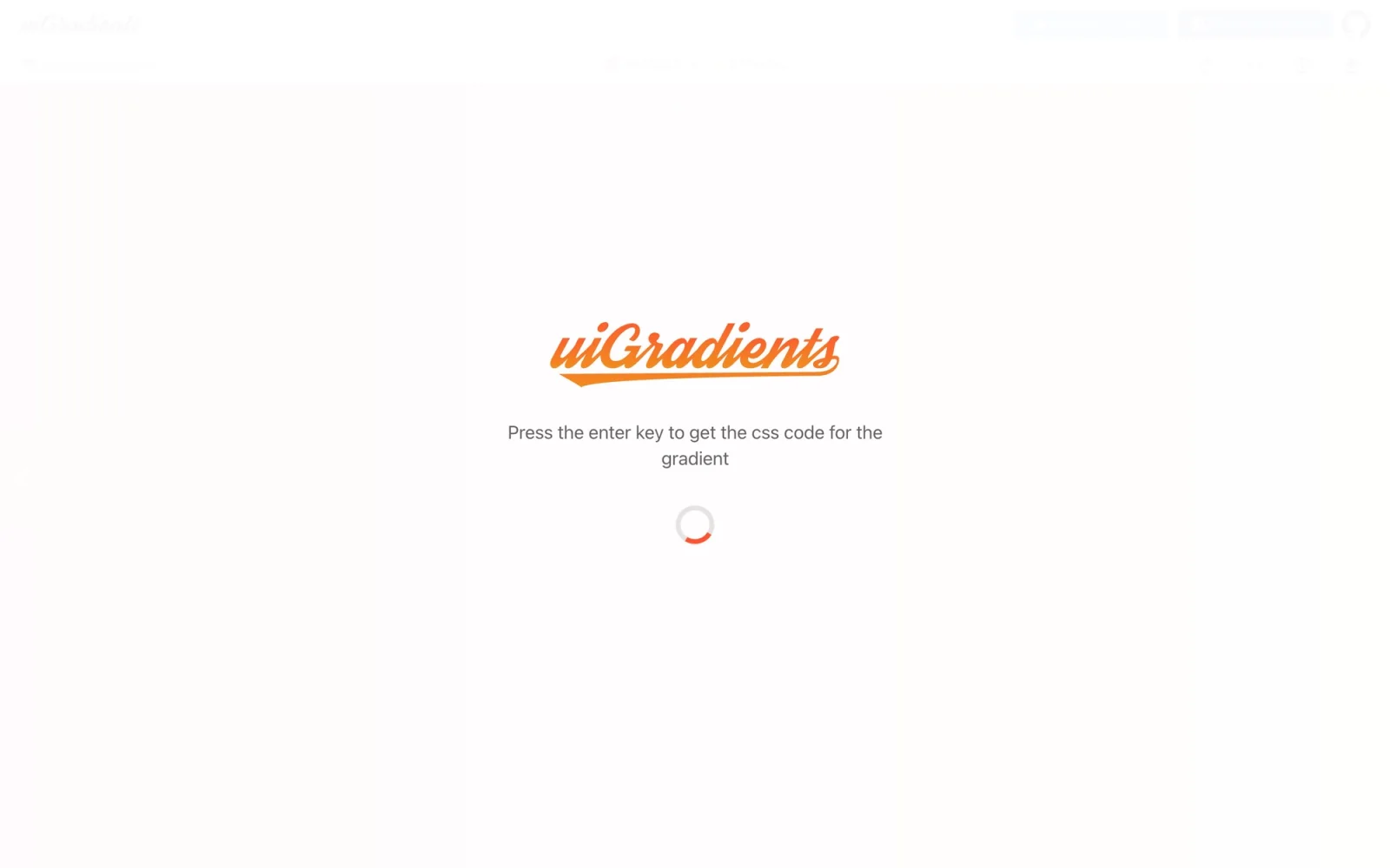 uiGradients screenshot