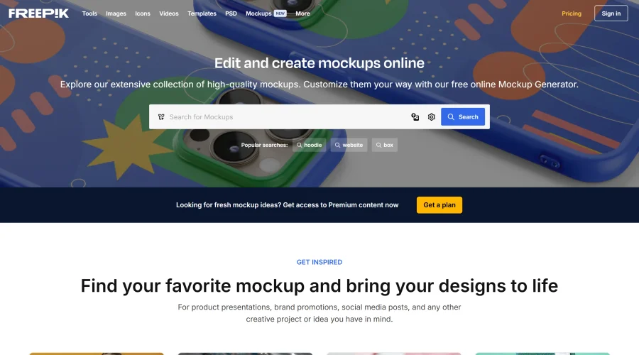 Freepik Mockups