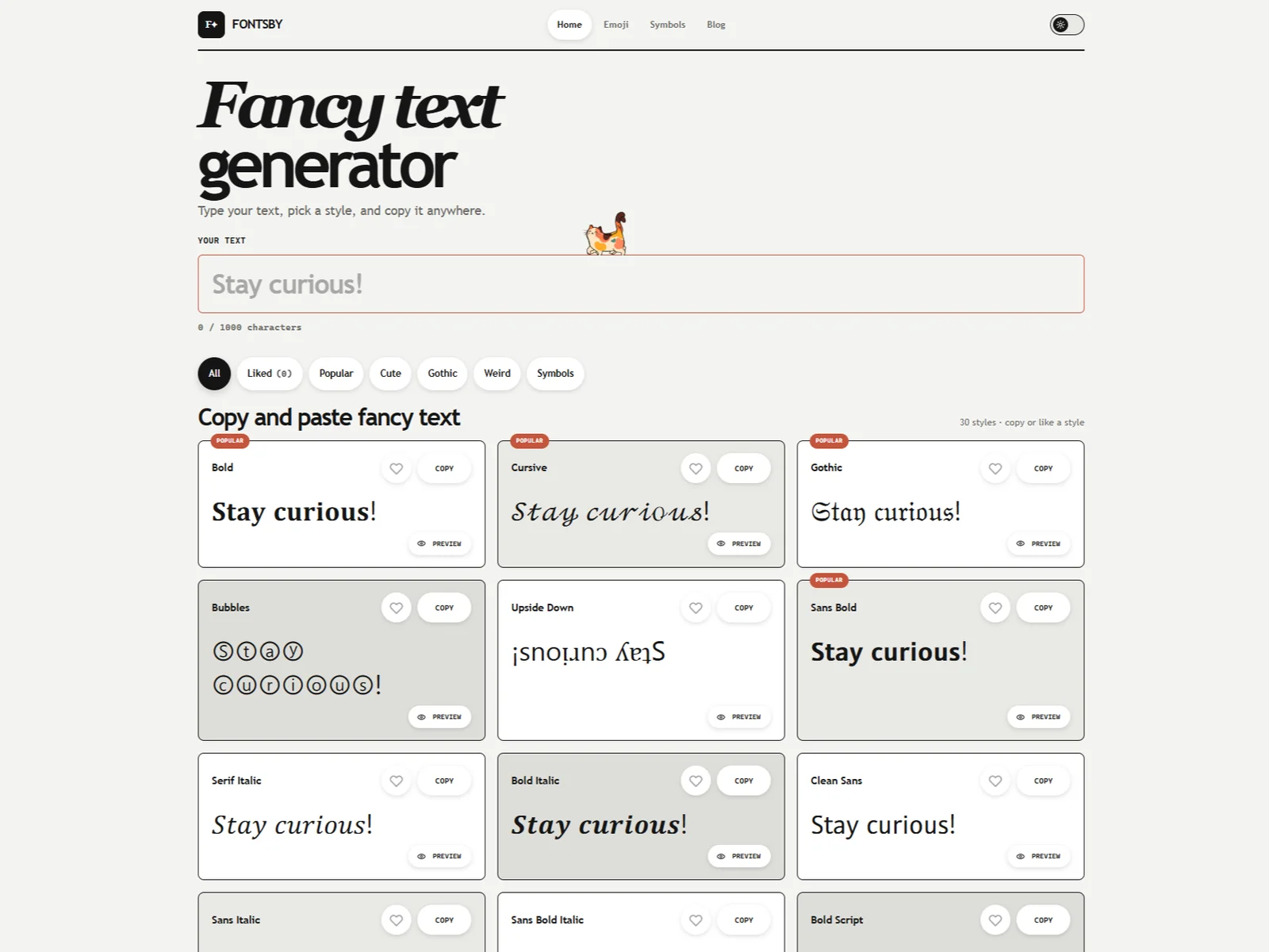 FontsBy screenshot
