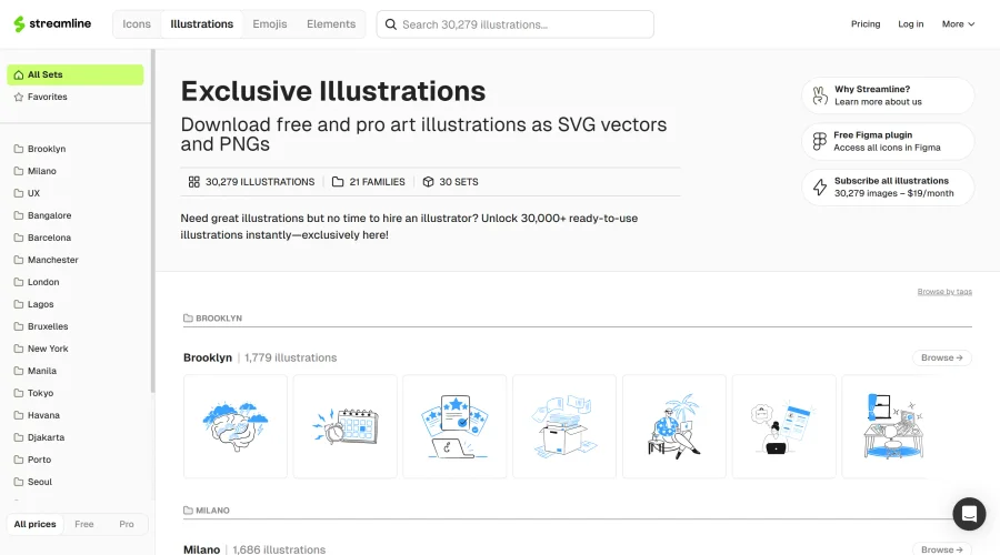 Streamline Illustrations