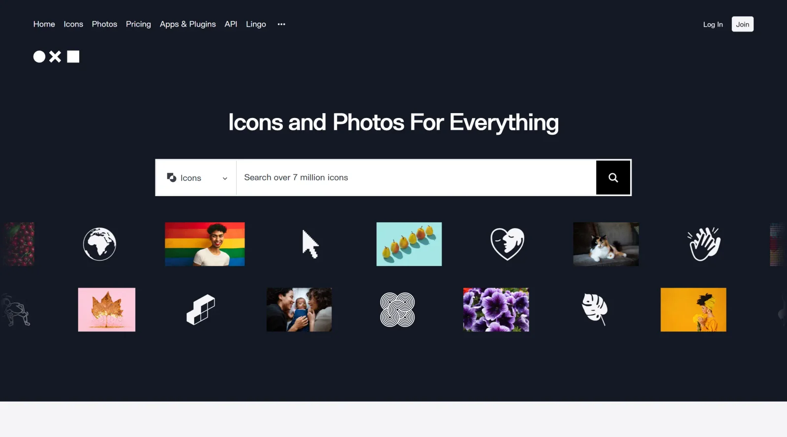 Noun Project screenshot