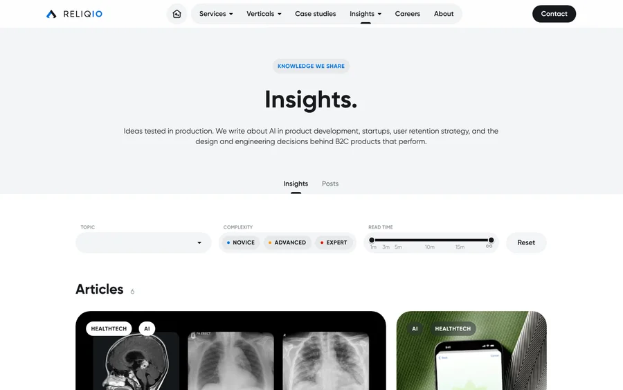 Reliqio Insights