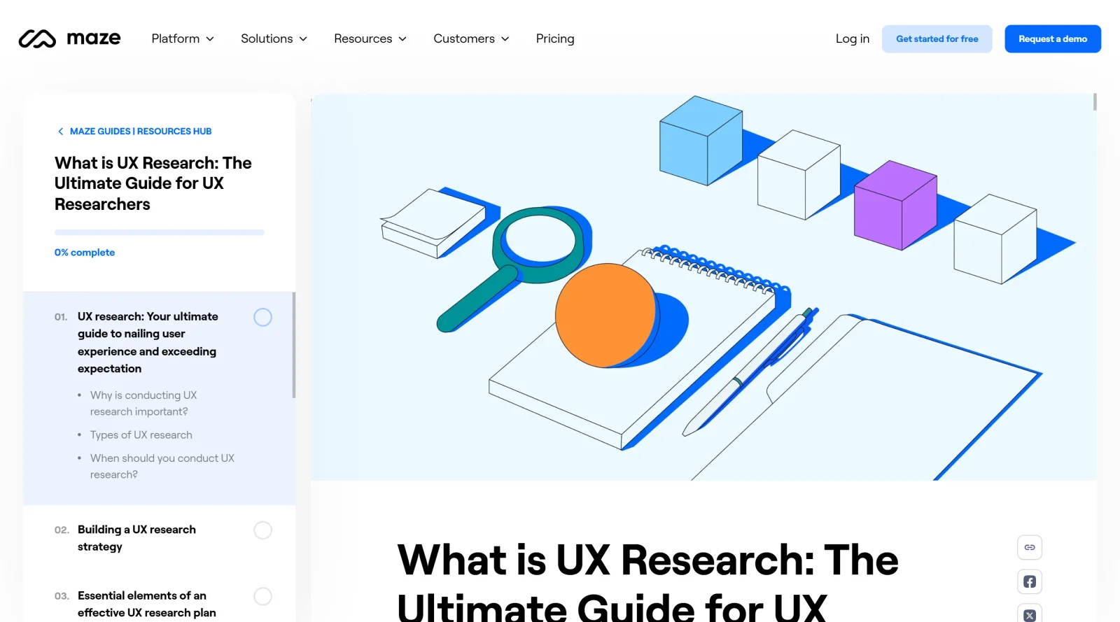 The Ultimate Guide to UX Research screenshot