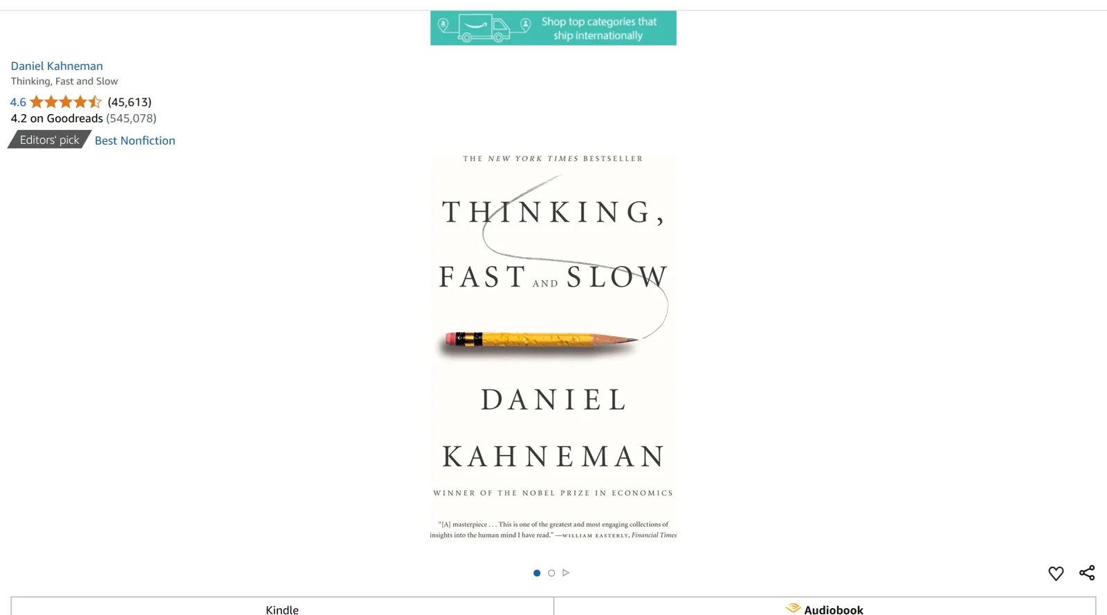 Thinking, Fast and Slow screenshot