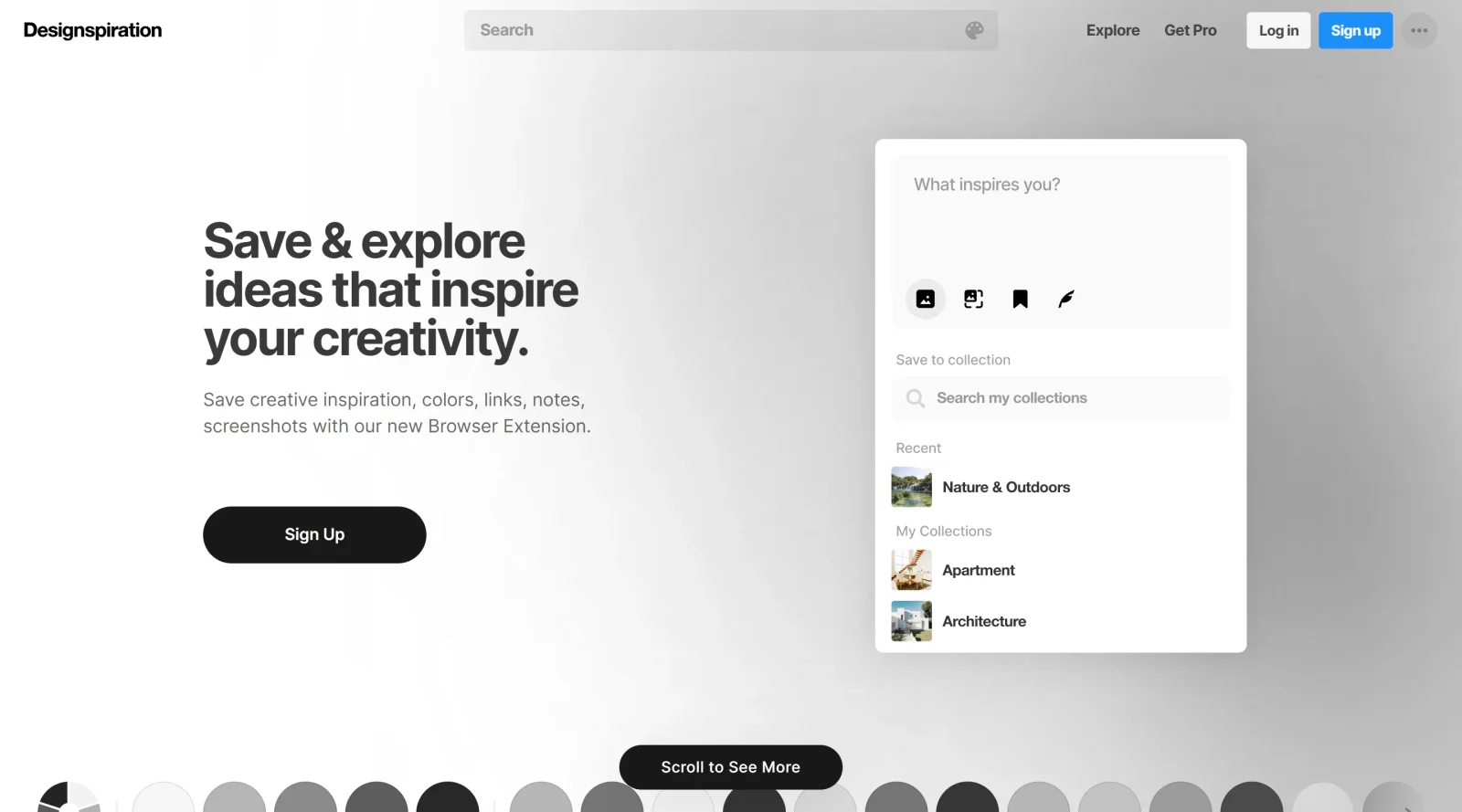 Designinspiration screenshot