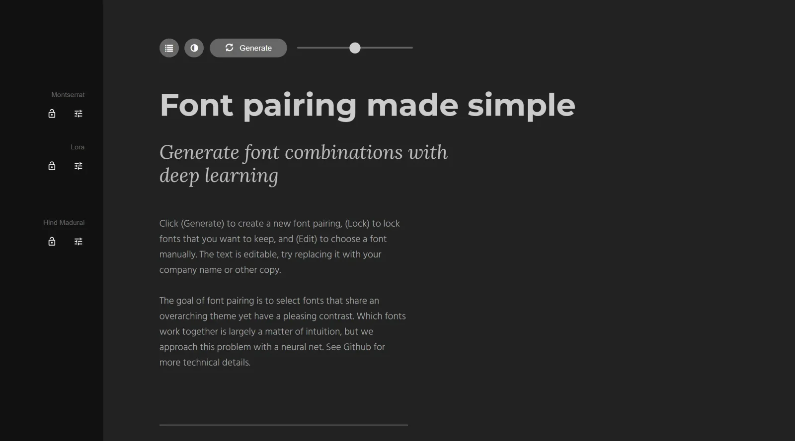 Fontjoy screenshot