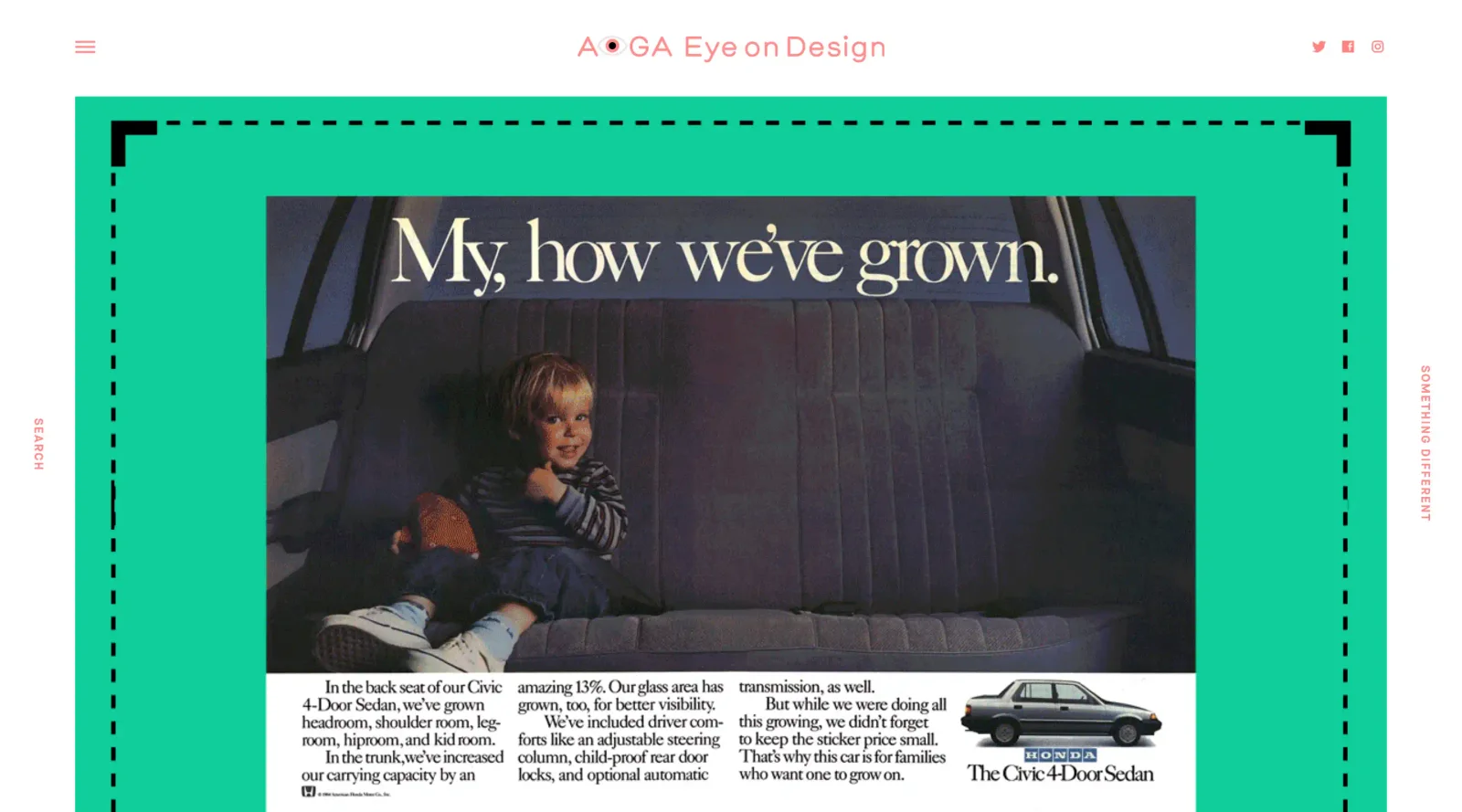 AIGA Eye on Design screenshot