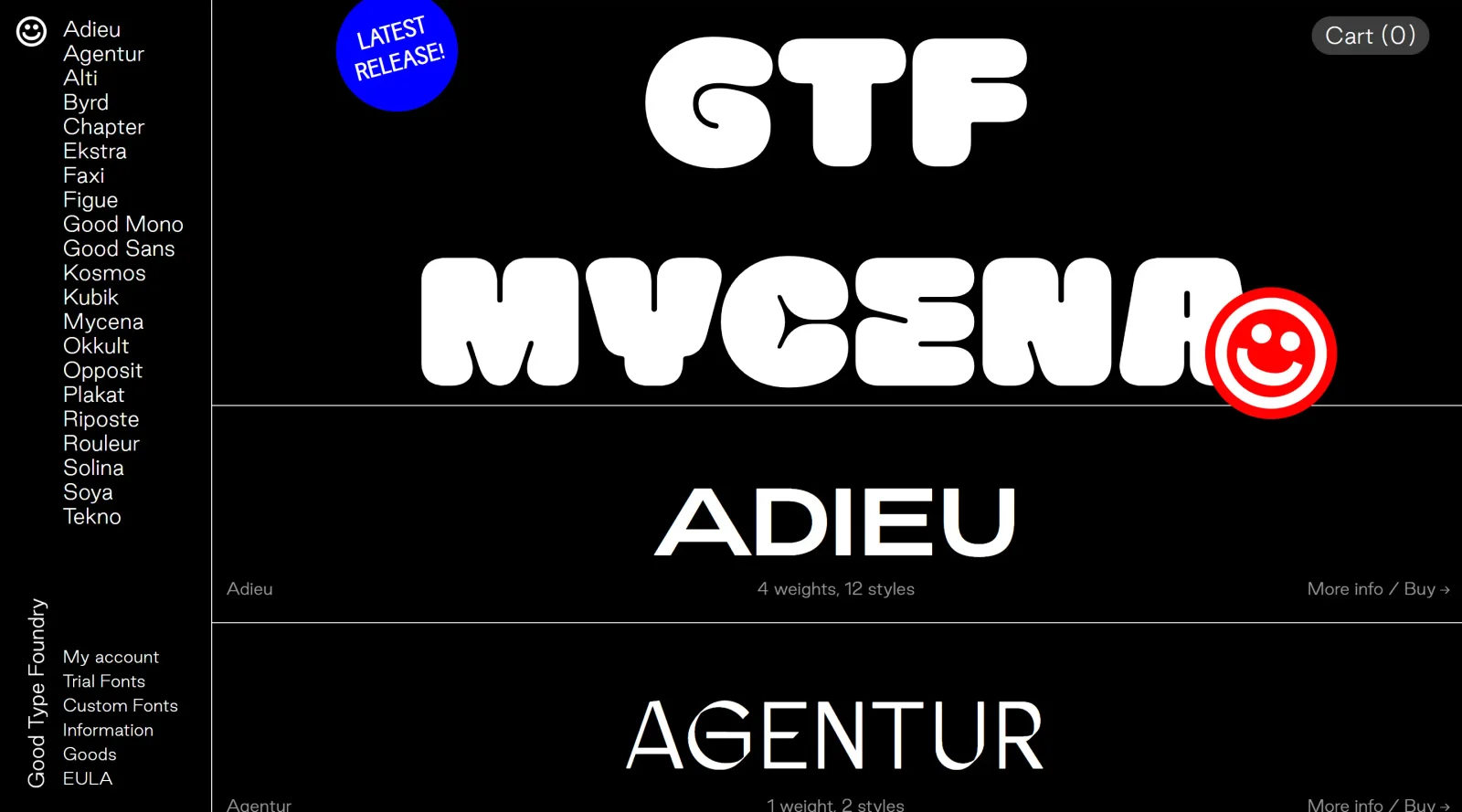 Good Type Foundry screenshot