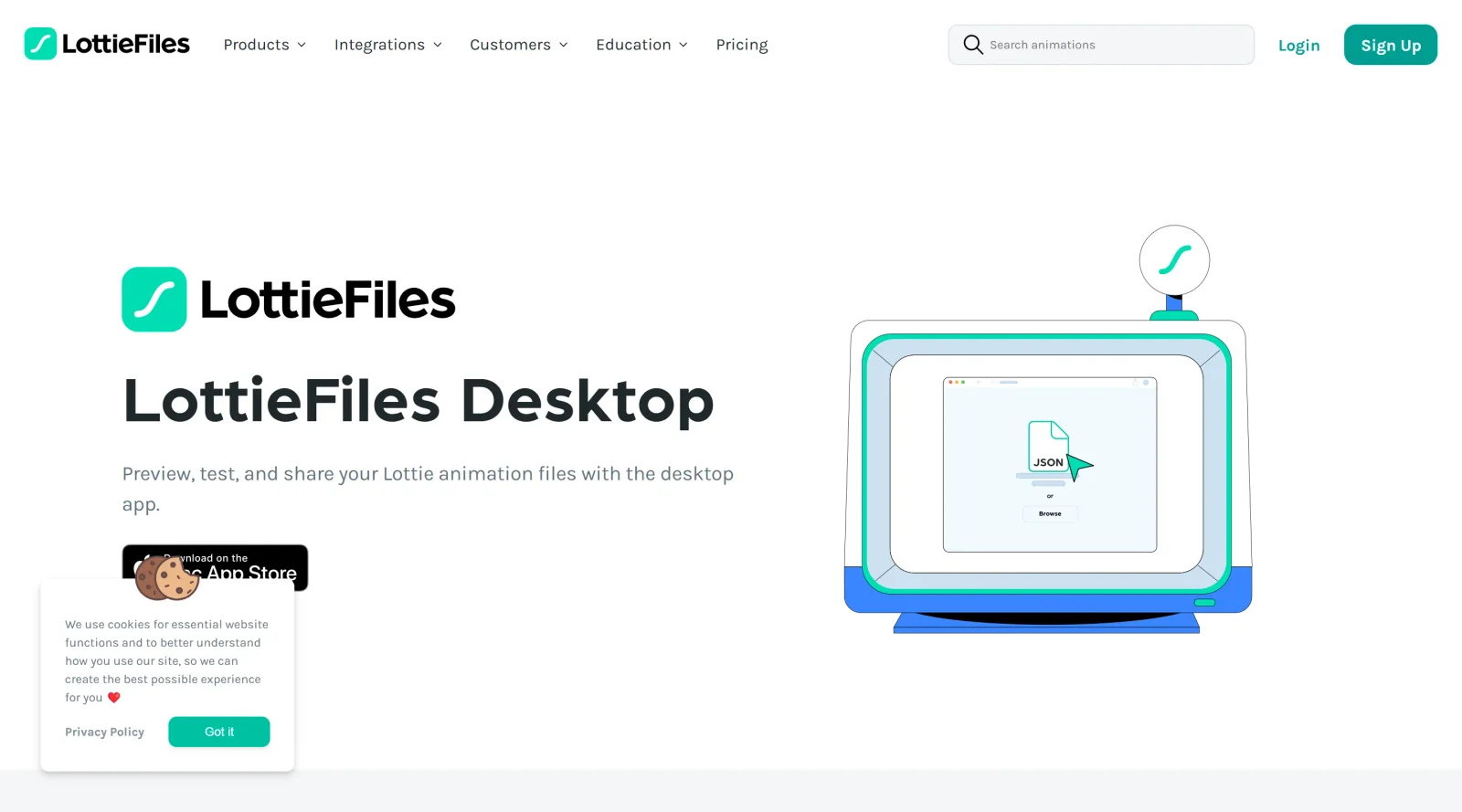 LottieFiles App screenshot