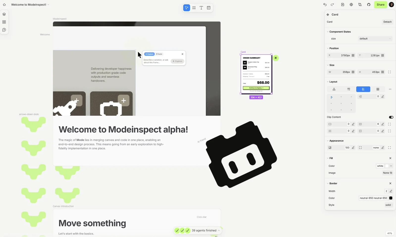 Modeinspect screenshot