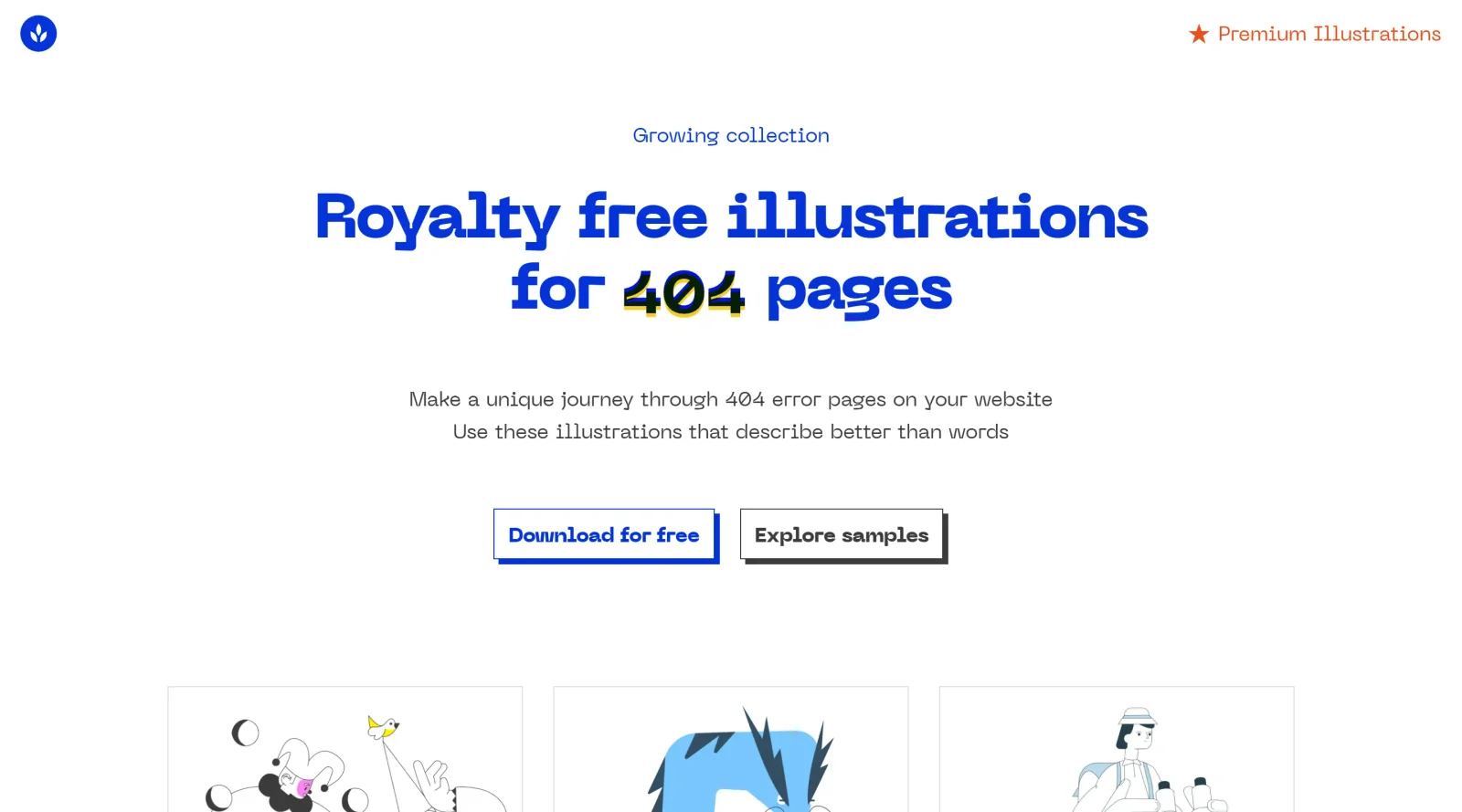 404 Illustrations screenshot