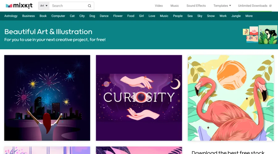 MixKit Art