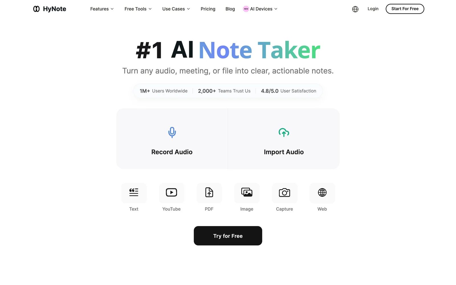 HyNote screenshot