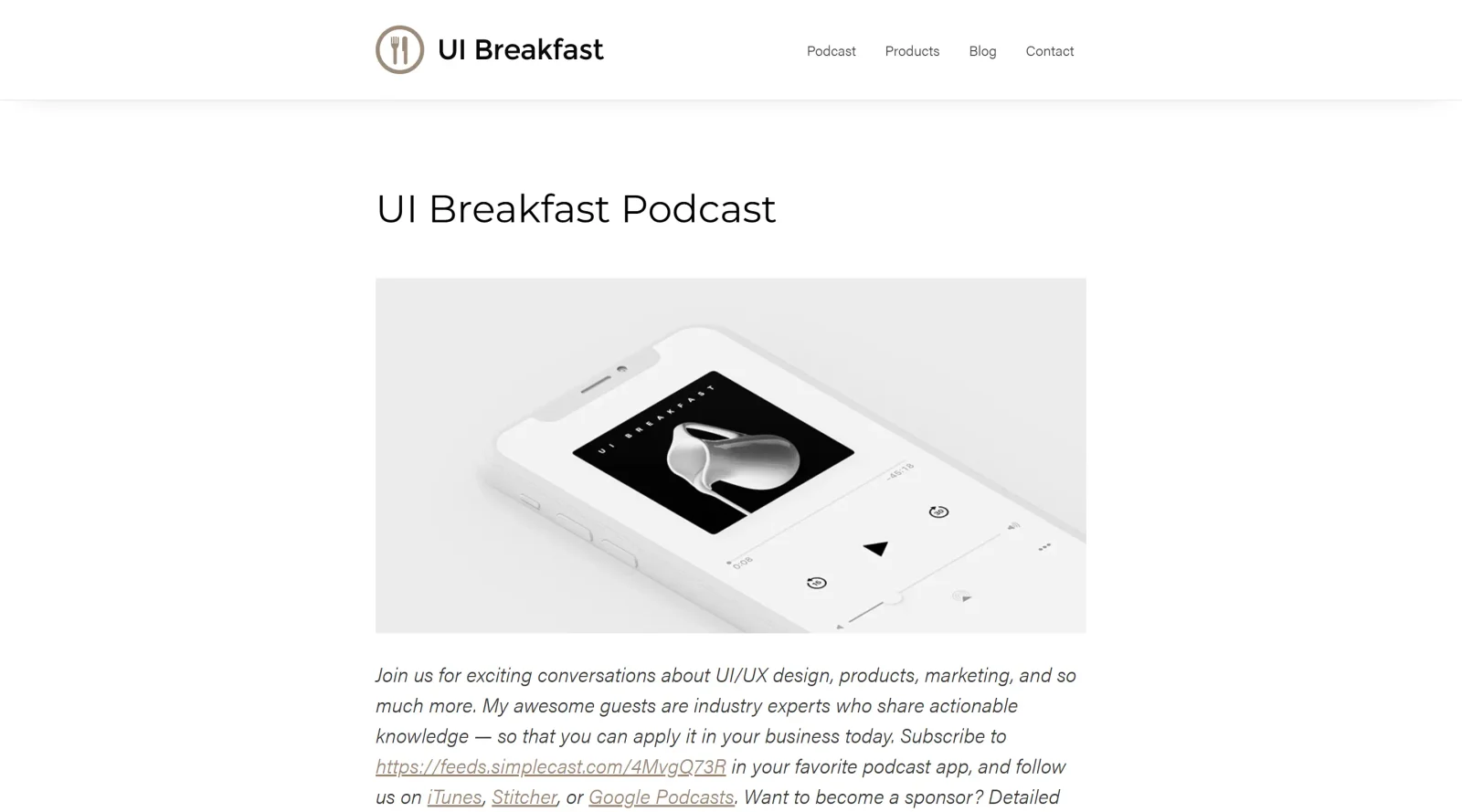 UI Breakfast screenshot